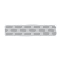 Stone sidewalk vector illustration 