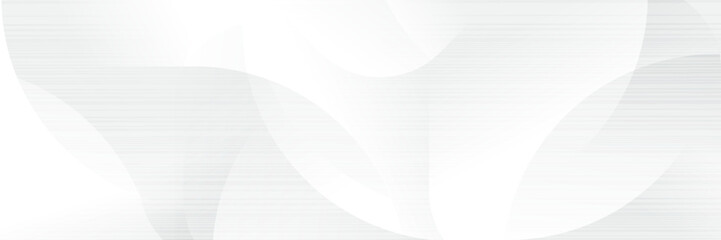 Abstract white Geometric banner design background.