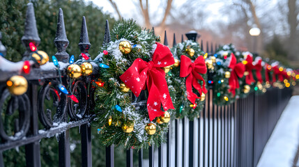 Fototapeta premium Minimalist Christmas，christmas, decoration, christmas tree,holiday, xmas,winter, decorations, celebration, presents,gift, Santa Claus，ornaments，new year，december，seasonal，gift