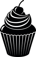cupcake vector illustration