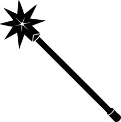 magic wand and bow