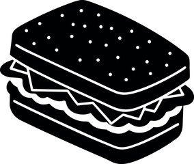 chocolate cake isolated on white