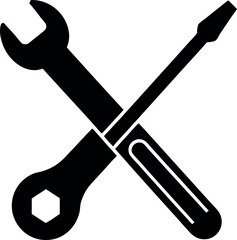 wrench and screwdriver