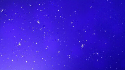 Captivating Starry Sky: Ethereal Nightscape with Twinkling Stars and Deep Space Galaxy