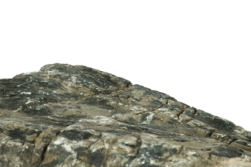 old natural rock cliff isolated