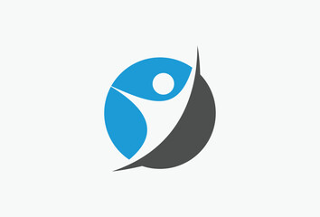 Abstract Success People Person Logo Design Element