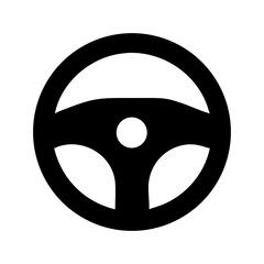 Car Steering Wheel Icon 