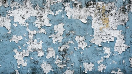 Obraz premium Blue Wall Peeling Paint Texture Background