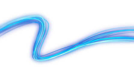 Speed Light Glow Streaks for Tech Concept