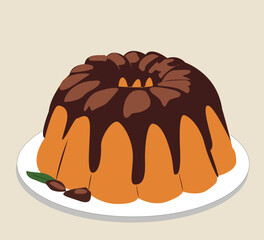 chocolate pudding dessert.pudding chocolate