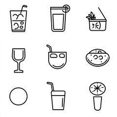 food and drink icons