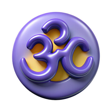3c logo design purple glossy letters round yellow backdrop black background
