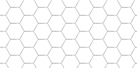 Abstract square digital grid pattern background with hexagons. modern hexagon polygonal technology vector. seamless bright white abstract honeycomb science digital texture background.	