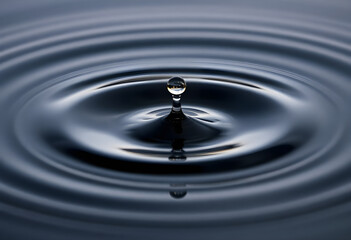 drop of water that is in the water
