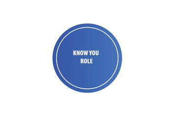 Printbutton web template,know your role,bubble, banner label

