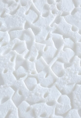 close up view of a mattress with a pattern on it