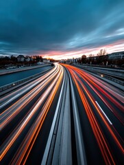 Obraz premium Golden hour light illuminates the Television Tower and the Berlin skyline during a spectacular sunset - dusk buildings romantic clouds majestic