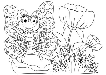 Coloring Butterfly For Kids