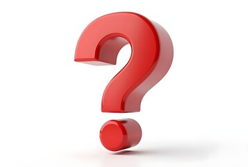 3d big red question mark icon faq symbol in white background question mark answer ask question mark information faq problem icon question mark symbol