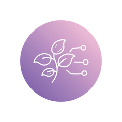 Synthetic Biology icon vector stock illustration