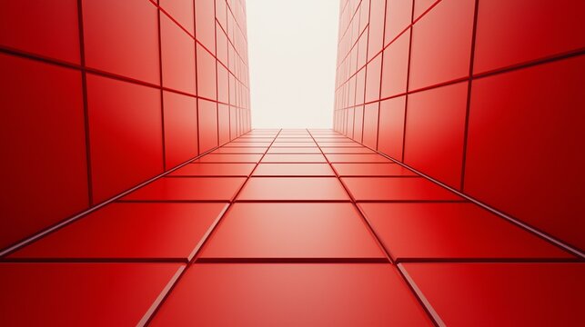 Highlighted structural cross-beam design of a skyscraper core, gridlines dominate architectural layout