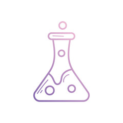 Biotech Lab Equipment icon vector stock illustration