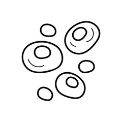Stem Cells icon vector stock illustration