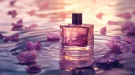 Elegant perfume bottle