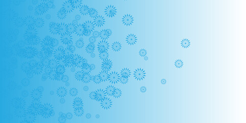 Blue water drops pattern on a textured background create a seamless water decoration