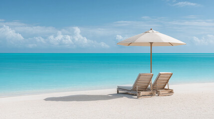 Serene Beach Paradise with Turquoise Waters