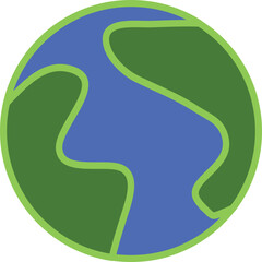 World Water Day Illustration of Earth and Natural Environment 세계물의날 지구와 자연환경 일러스트
