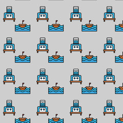 water_icon_pattern_design