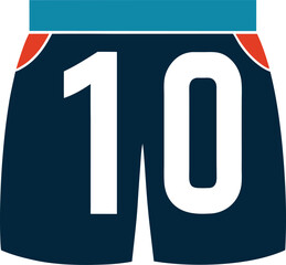 Shorts 3D vector icon