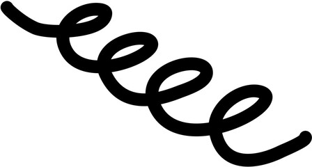 Obraz premium swirl line doodle 