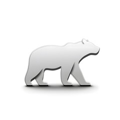 Fototapeta premium vector illustration of a bear