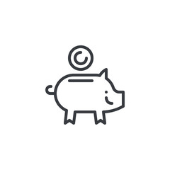 Money Savings line icon