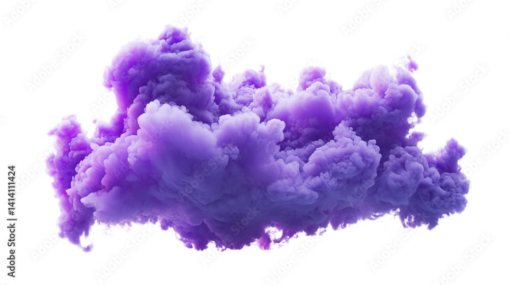 Poster purple smoke effect background texture abstract design element wallpaper cloud isolated on black bac