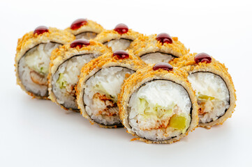 restaurant food on a white background