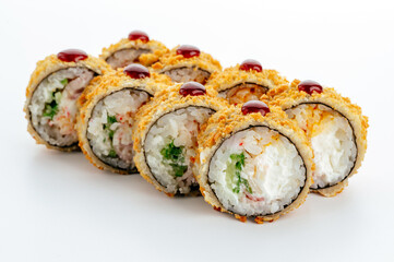 restaurant food on a white background
