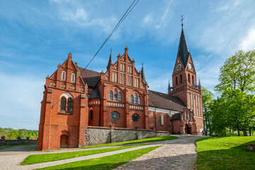 Basilica of the Nativity of the Blessed Virgin Mary in Gietrzwałd, Warmian-Masurian Voivodeship, Poland