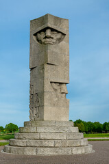 Obraz premium Monument of the battle of Grunwald 1410, Warmian-Masurian Voivodeship, Poland