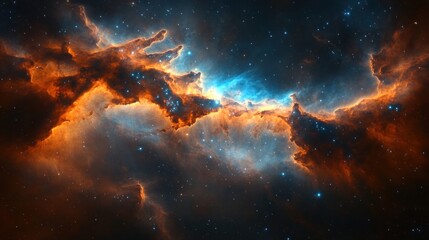 Fototapeta premium Cosmic Nebulae in Deep Space (1)