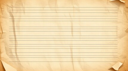 Aged Lined Notepaper