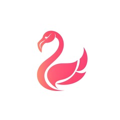 Obraz premium flamingo vector