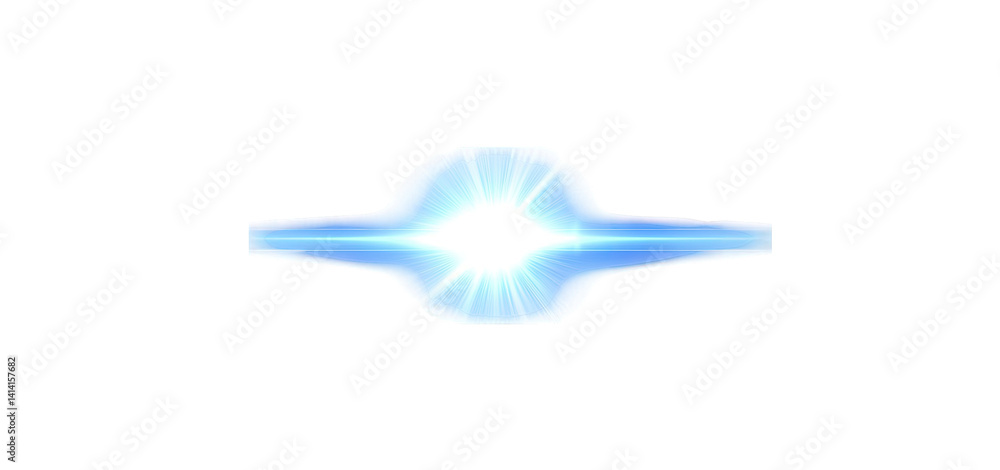 Poster a bright glowing light effect with a blue hue creating a sense of radiance and energy it has a smoot