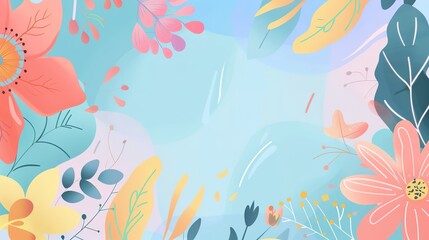 Obraz premium Spring Bank Holiday Abstract Background: Presenting the Unique Charm of Diverse Vitality and Endless Imagination of Spring Bank Holiday with Abstract Forms