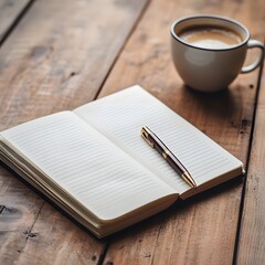 notebook and pen