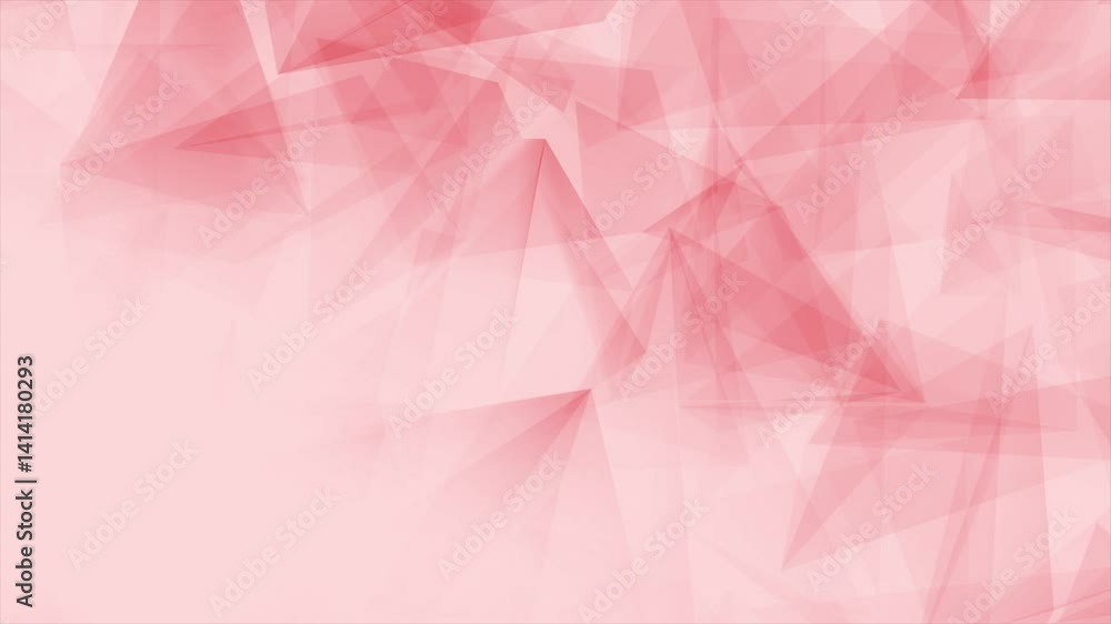 Aufkleber red color wiggling low poly patterns polygonal design geometrical background