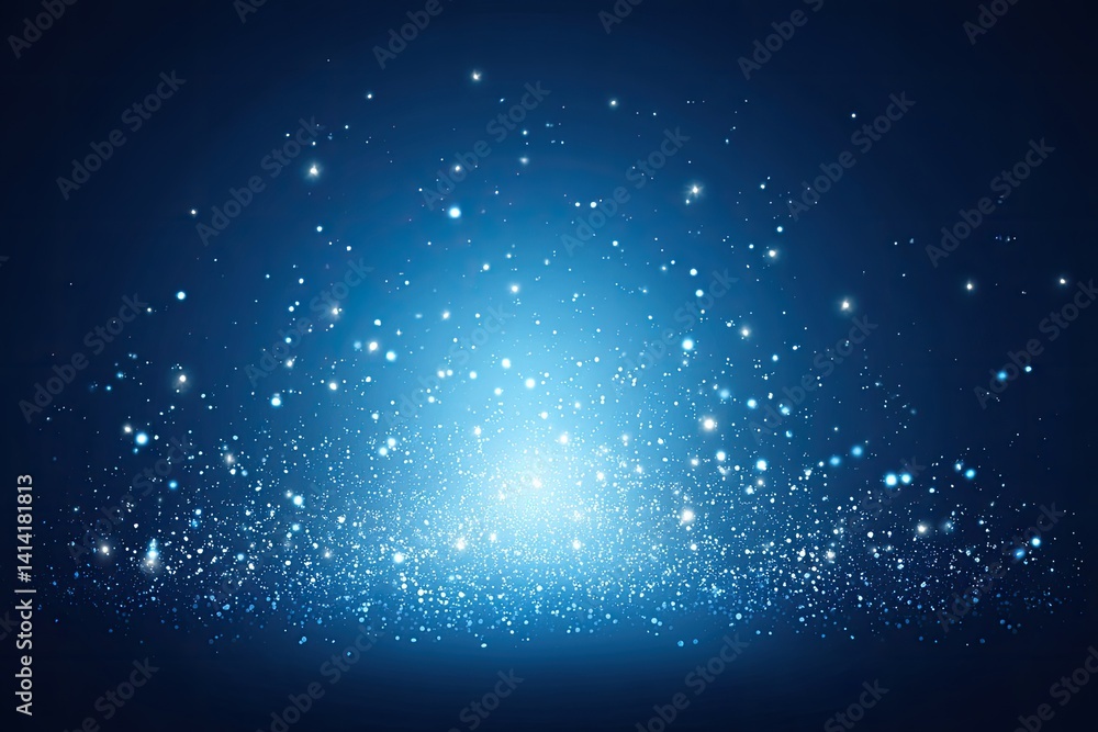 Poster abstract glowing particle background
