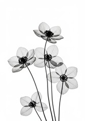 透明の花（ai生成画像）